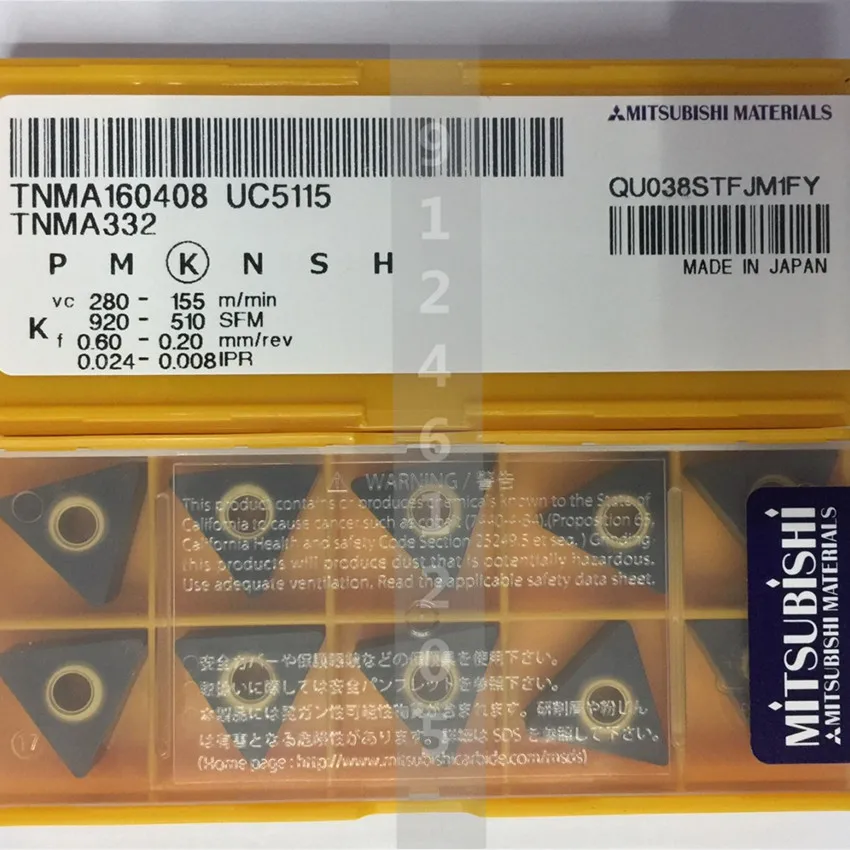 TNMA160404 UC5115/TNMA160408 UC5115/TNMA160412 UC5115 TNMA331 TNMA332 TNMA333 оригинальные карбидные вставки ЧПУ 10 шт./кор.
TNMA160404 UC5115/TNMA160408 UC5115/TNMA160412 UC5115 TNMA331 TNMA332 TNMA333 оригинальные карбидные вставки ЧПУ 10 шт./кор.