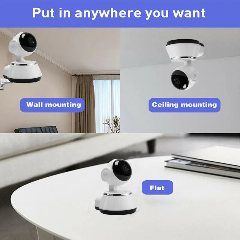 720P HD IP Camera Wifi Wireless Security Surveillance Camera Motion Dection Alarm IR Night Vision Baby Monitor Voice Intercom 
720P HD IP Camera Wifi Wireless Security Surveillance Camera Motion Dection Alarm IR Night Vision Baby Monitor Voice Intercom