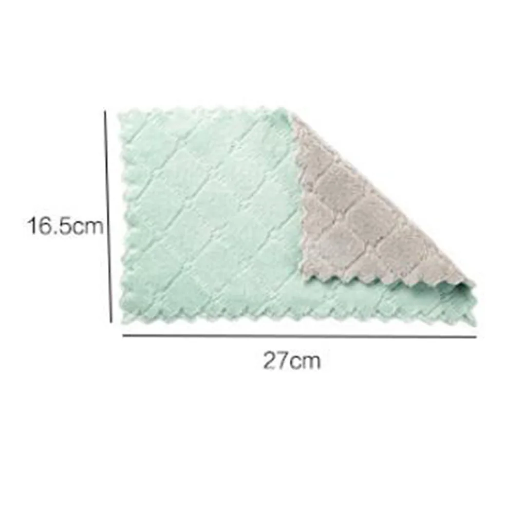 1/2/5/10PCS Double-layer Absorbent Microfiber Kitchen Dish Cloth Non-stick Oil Household Cleaning Wiping Towel Kitchen Tool
1/2/5/10PCS Double-layer Absorbent Microfiber Kitchen Dish Cloth Non-stick Oil Household Cleaning Wiping Towel Kitchen Tool