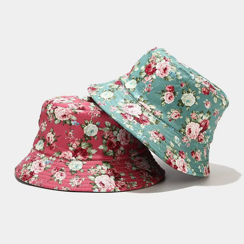 New Flower Pattern Fisherman Hat Women's Summer Double-sided Panama Outdoor Casual Sun Protection Cap Unisex Foldable Bucket Hat
New Flower Pattern Fisherman Hat Women's Summer Double-sided Panama Outdoor Casual Sun Protection Cap Unisex Foldable Bucket Hat
