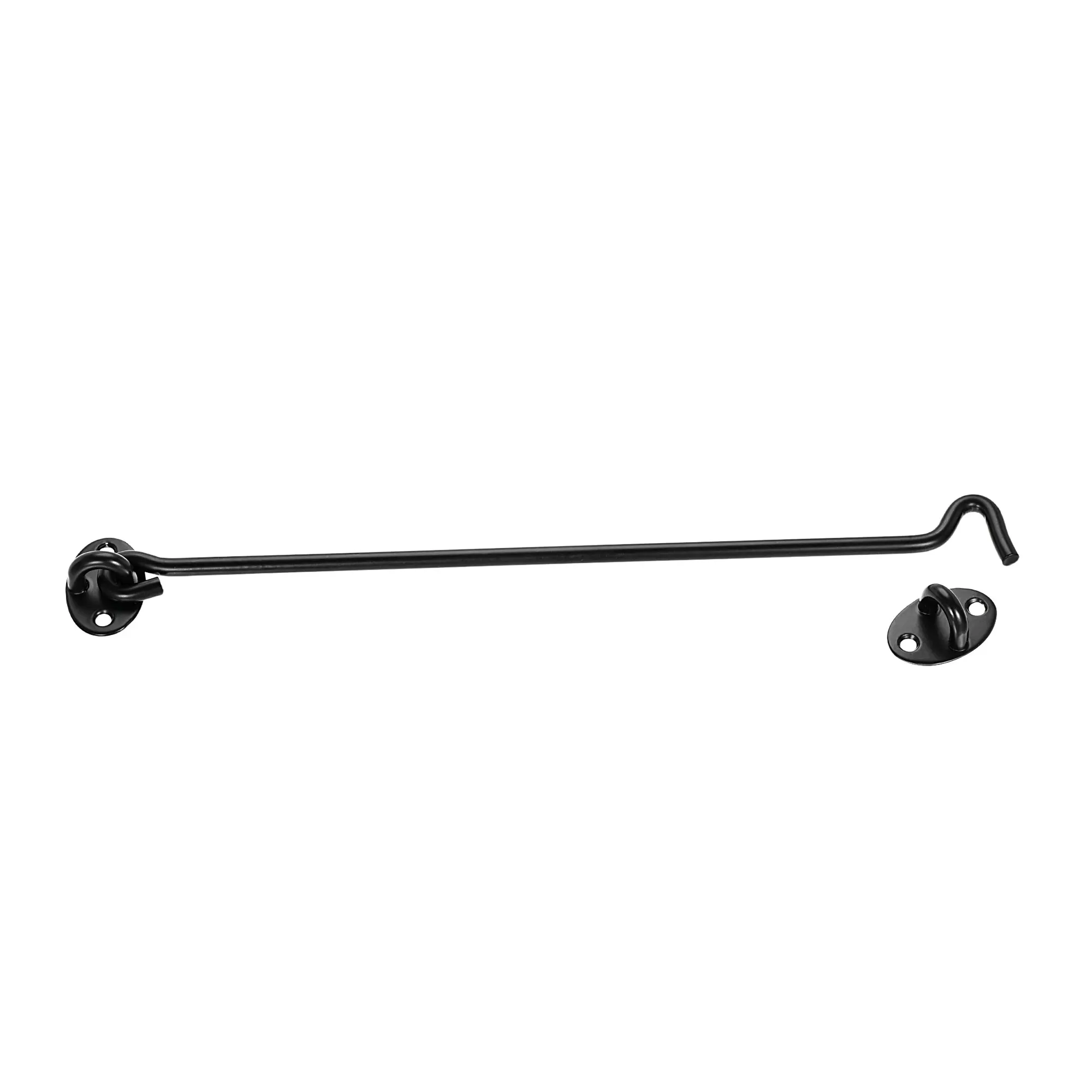 Uxcell 12" Cabin Hook Eye Latch Gate Door Swivel Window Hook 201 Stainless Steel with Screws Black 4pcs
Uxcell 12" Cabin Hook Eye Latch Gate Door Swivel Window Hook 201 Stainless Steel with Screws Black 4pcs