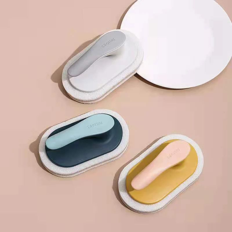 Sponge Brush With Handle Kitchen Wash Bowl Brush Multi-function Countertop Household Stove Fish Tank Bathroom Cleaning Brus
Sponge Brush With Handle Kitchen Wash Bowl Brush Multi-function Countertop Household Stove Fish Tank Bathroom Cleaning Brus