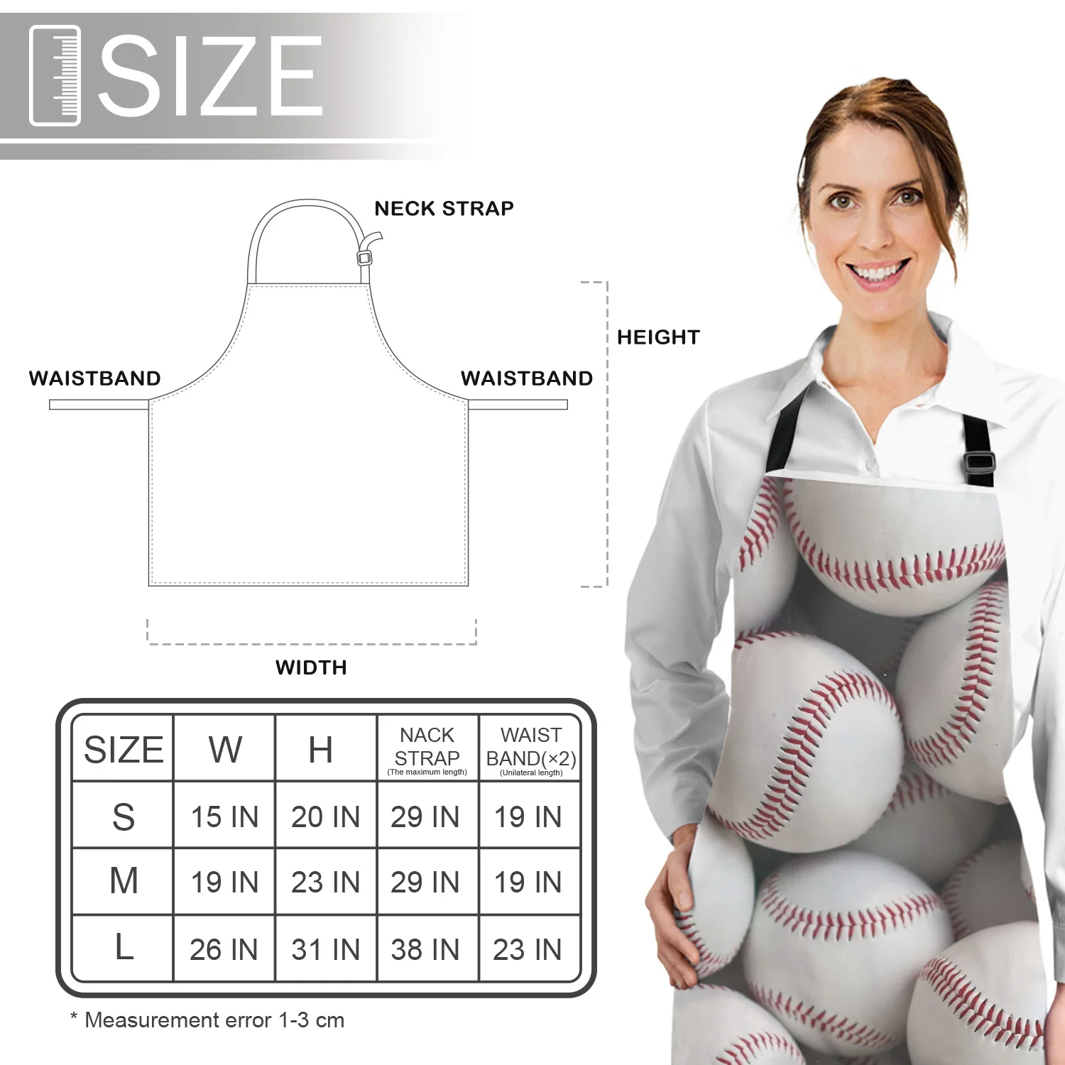 Baseball Pile Apron Personalized Design Adjustable Canvas Kitchen Hotel Cafe Aprons Female Ladies Couples Cooking Dining Bib
Baseball Pile Apron Personalized Design Adjustable Canvas Kitchen Hotel Cafe Aprons Female Ladies Couples Cooking Dining Bib