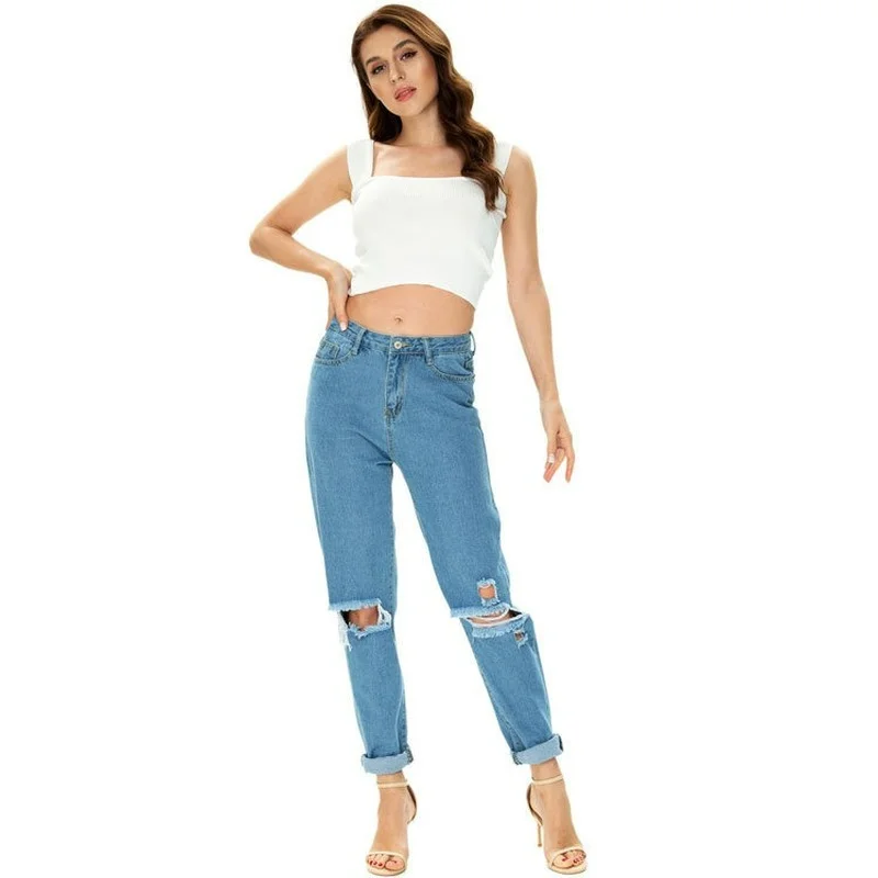 2021 Harem Pants Ripped Pants Vintage High Waist Jeans Woman Women's Jeans Full Length Jeans Cowboy Denim Pants Vaqueros Mujer
2021 Harem Pants Ripped Pants Vintage High Waist Jeans Woman Women's Jeans Full Length Jeans Cowboy Denim Pants Vaqueros Mujer