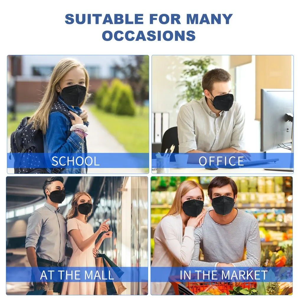 INSTOCK!50-200 PCS Reuseable KN95 Mask GB2626-2006 Safety Dust Respirator Mask 95%filtration Dustproof Protectivemask Mcarillas
INSTOCK!50-200 PCS Reuseable KN95 Mask GB2626-2006 Safety Dust Respirator Mask 95%filtration Dustproof Protectivemask Mcarillas