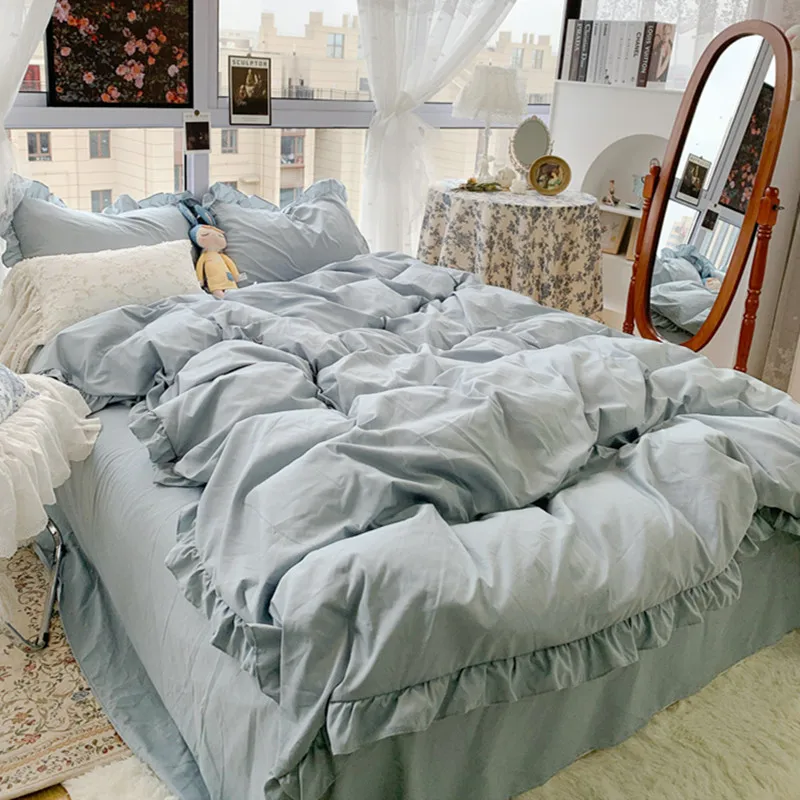 Luxury Solid Color Bohemian Bedding Set King Size Soft Bed Sheet Pillowcases Quality Quilt Cover Summer Sheets for Home Textile
Luxury Solid Color Bohemian Bedding Set King Size Soft Bed Sheet Pillowcases Quality Quilt Cover Summer Sheets for Home Textile