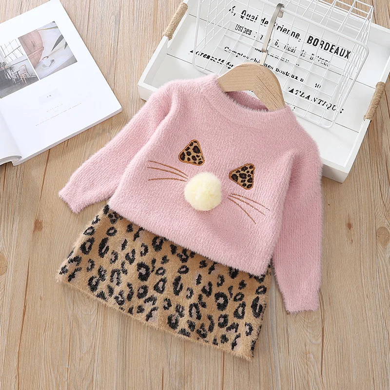 Spring And Autumn Baby Girl Clothing Set Cute Bow Sweaters Skirt Suit Fashion Infant Elegant Kids Clothes Children Party Wear 
Spring And Autumn Baby Girl Clothing Set Cute Bow Sweaters Skirt Suit Fashion Infant Elegant Kids Clothes Children Party Wear