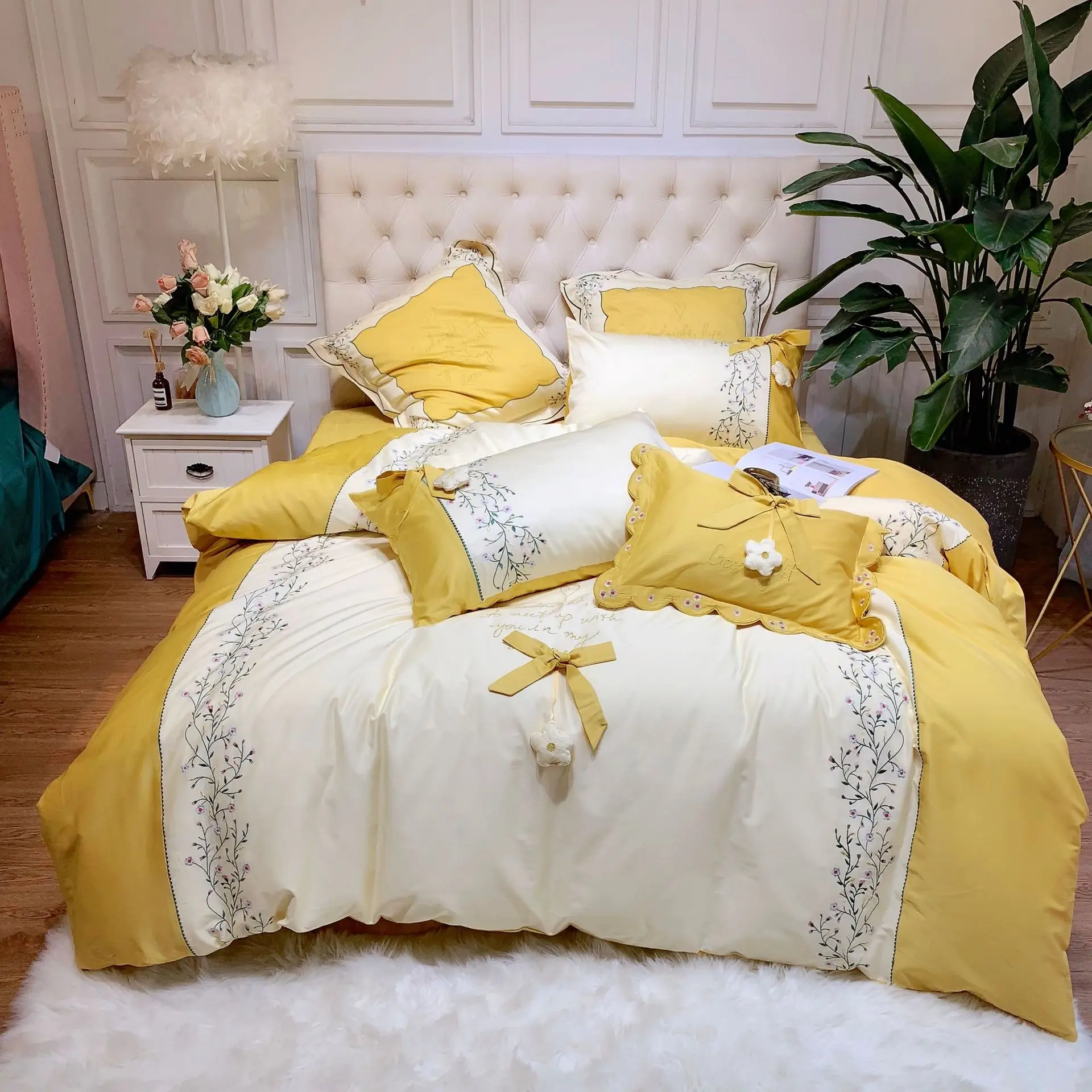 HOME-2021-New High-End Egyptian cotton 4-Piece Set Hipster Embroidery Stitching Craft Bedding Wholesale bed sets
HOME-2021-New High-End Egyptian cotton 4-Piece Set Hipster Embroidery Stitching Craft Bedding Wholesale bed sets