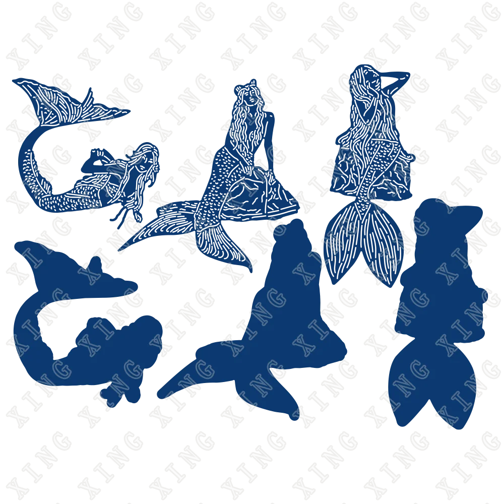 Dies Scrapbooking Metal Mystical Mermaids Cutting Dies Craft Embossing Make Paper Greeting Card Making Template Diy Handmade New
Dies Scrapbooking Metal Mystical Mermaids Cutting Dies Craft Embossing Make Paper Greeting Card Making Template Diy Handmade New