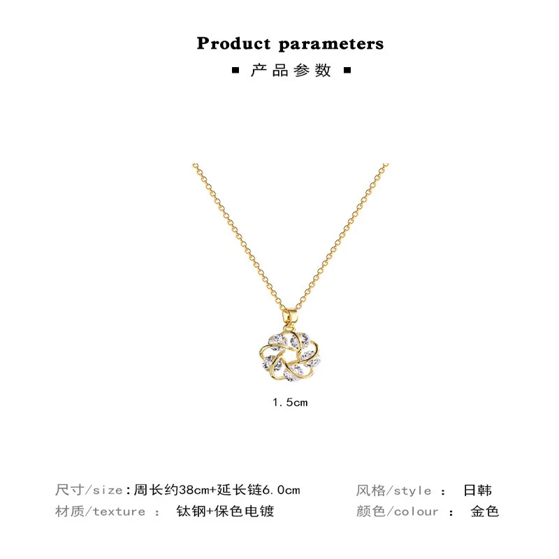 YUNAO Jewelry Necklace 2021 New Super Flash Flower Zircon Pendant Necklace Female Net Red Same Fashion Clavicle Chain
YUNAO Jewelry Necklace 2021 New Super Flash Flower Zircon Pendant Necklace Female Net Red Same Fashion Clavicle Chain