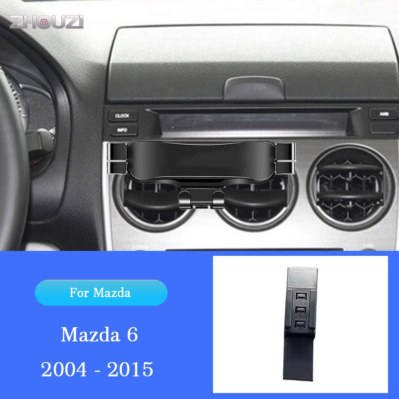 Car Mobile Phone Holder Air Vent Outlet Clip Stand GPS Gravity Bracket For Mazda 6 2004-2015 Auto Accessories
Car Mobile Phone Holder Air Vent Outlet Clip Stand GPS Gravity Bracket For Mazda 6 2004-2015 Auto Accessories