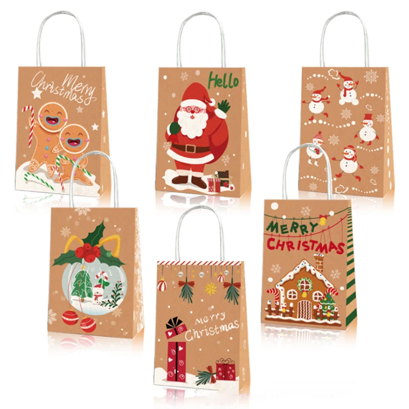 12PCS Christmas style Kraft Paper Gift Bags Festival Party Present Storage Bag Wedding Paper Pouch Gift Wrapping Packag Handbag
12PCS Christmas style Kraft Paper Gift Bags Festival Party Present Storage Bag Wedding Paper Pouch Gift Wrapping Packag Handbag