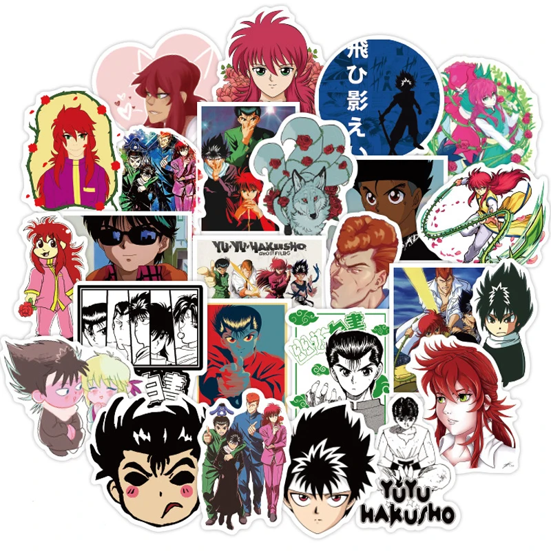 10/30/50PCS Animation YuYu Hakusho Stickers Aesthetic Laptop Water Bottle Waterproof DIY Graffiti Decal Sticker Packs Kid Toy
10/30/50PCS Animation YuYu Hakusho Stickers Aesthetic Laptop Water Bottle Waterproof DIY Graffiti Decal Sticker Packs Kid Toy