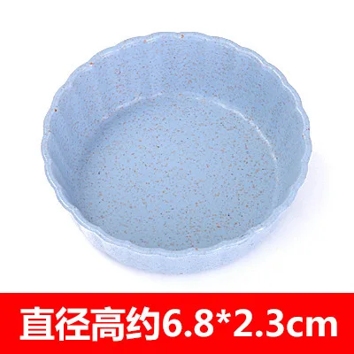 Household Kitchen Wheat Straw Seasoning Dish Creative Plastic Round Pickle Dish Tableware Dipping Snack Dish
Household Kitchen Wheat Straw Seasoning Dish Creative Plastic Round Pickle Dish Tableware Dipping Snack Dish