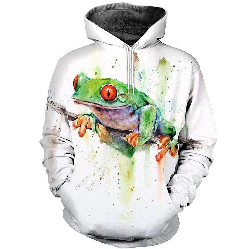 New fashion autumn and winter hoodie watercolor frog 3D printing men and women sweatshirt Harajuku casual street zipper hoodie
New fashion autumn and winter hoodie watercolor frog 3D printing men and women sweatshirt Harajuku casual street zipper hoodie