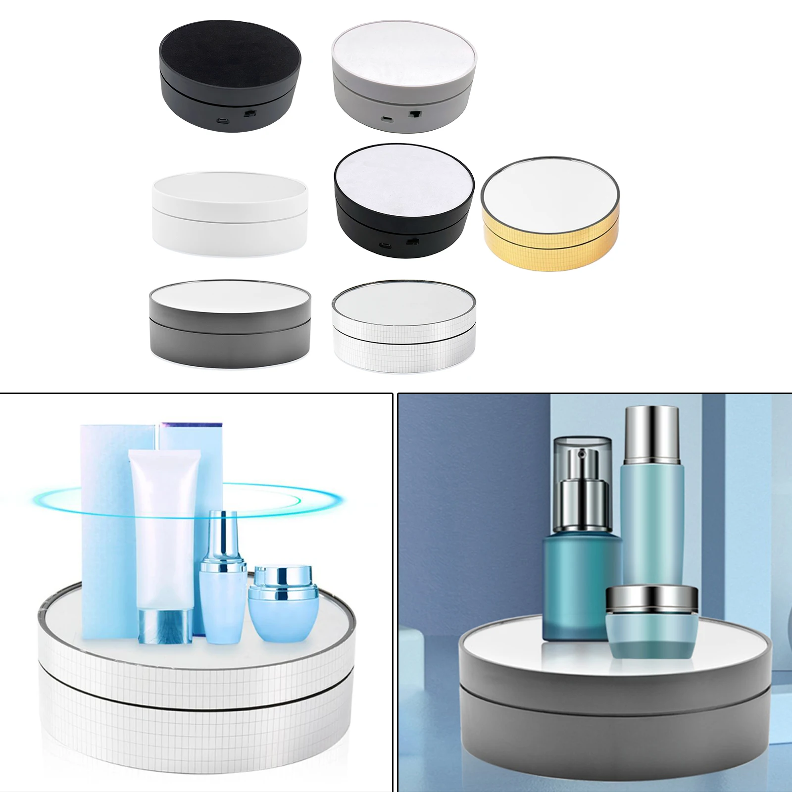 Electric Rotating Display Stand Turntable USB Charging for Product Collectibles Models Display
Electric Rotating Display Stand Turntable USB Charging for Product Collectibles Models Display