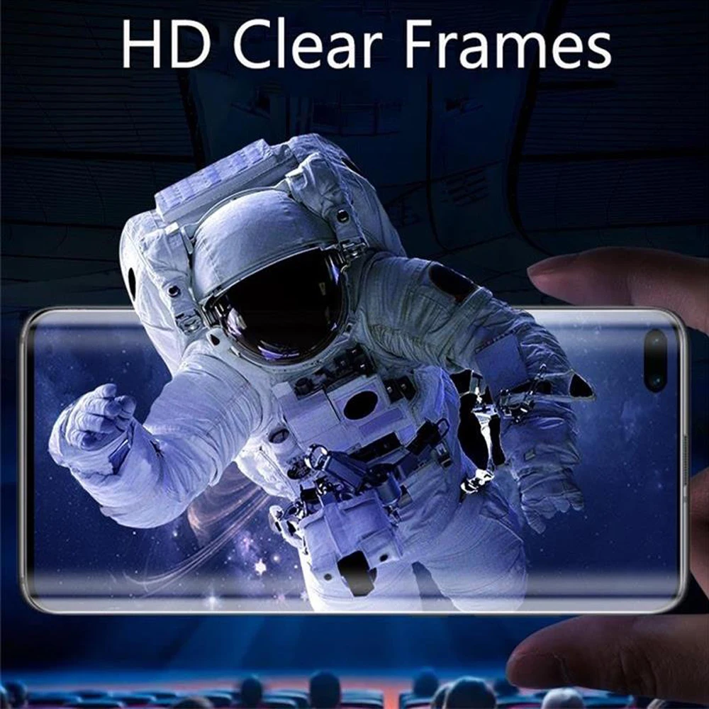 Закаленное стекло с полным покрытием для huawei P20 P30 pro P40 lite E защита экрана телефона