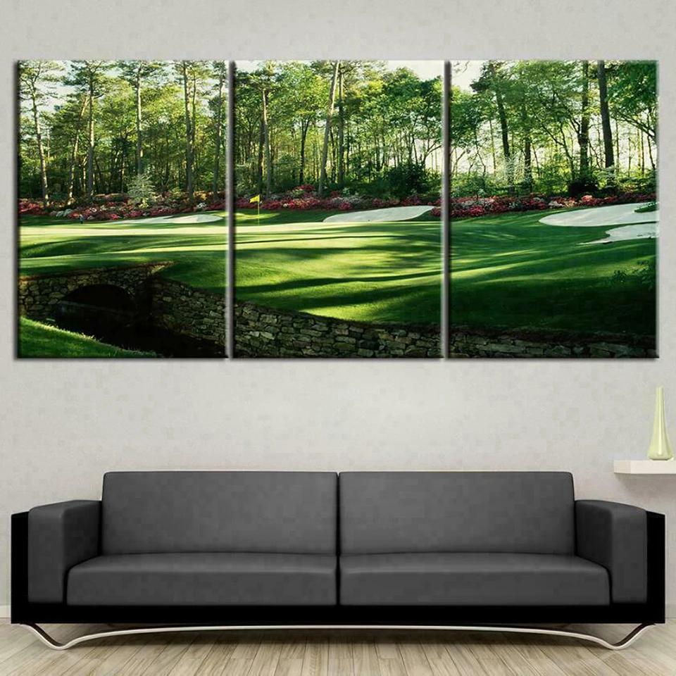 Green Fresh Golf Course 3 Pcs Canvas Painting Modern Home Decoration Living Room Canvas Print Painting Wall Decor Picture
Green Fresh Golf Course 3 Pcs Canvas Painting Modern Home Decoration Living Room Canvas Print Painting Wall Decor Picture