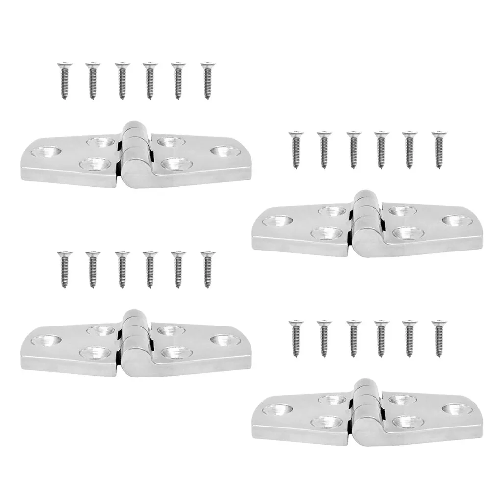 4x Boat Strap Hinges Deck Cabinet Hinge with Mounting Screws - 316 Stainless Steel (3 x 1.5inch)
4x Boat Strap Hinges Deck Cabinet Hinge with Mounting Screws - 316 Stainless Steel (3 x 1.5inch)