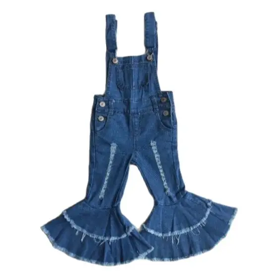 Toddler baby girls fall winter denim hole distressed overalls kids children button double bell bottom pants jeans
Toddler baby girls fall winter denim hole distressed overalls kids children button double bell bottom pants jeans
