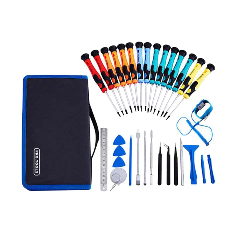 Набор инструментов для ремонта «сделай сам» 33 в 1, Набор прецизионных отверток для телефонов/компьютеров/ПК/планшетов/колодок/Ipad Pro/часов
Набор инструментов для ремонта «сделай сам» 33 в 1, Набор прецизионных отверток для телефонов/компьютеров/ПК/планшетов/колодок/Ipad Pro/часов