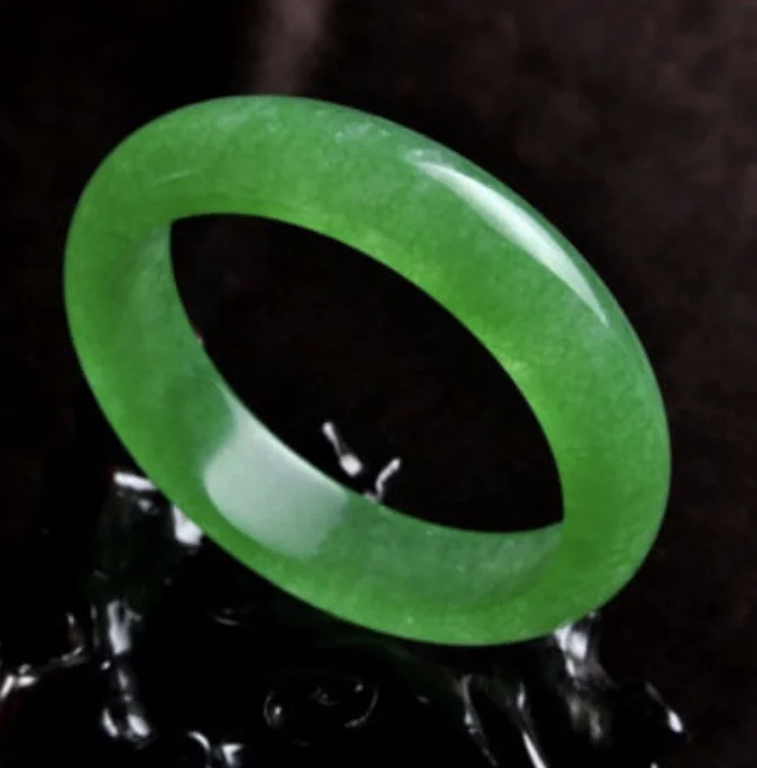 Chinese Natural Green Hetian Nephrite Jade Bangle Bracelet Fashion Temperament Jewelry Gems Accessories Gifts Wholesale | Украшения и