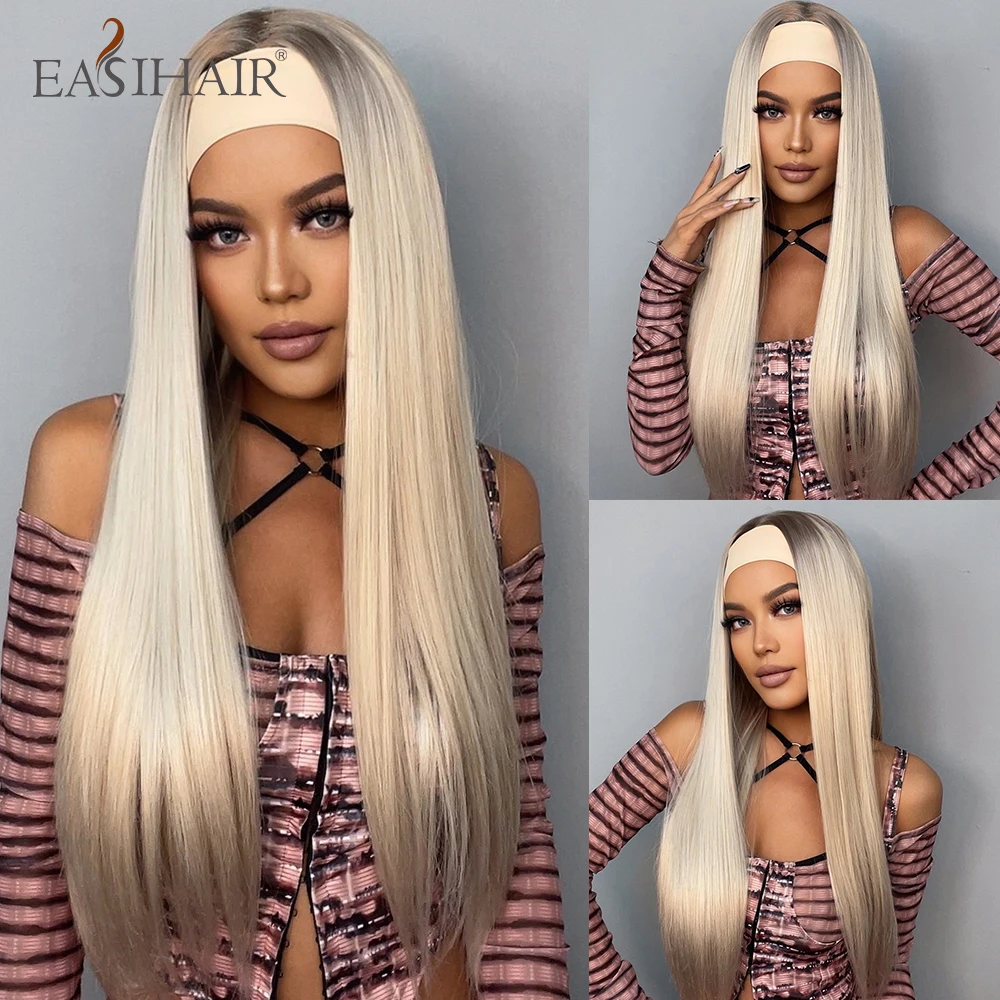EASIHAIR Long Straight Blonde Headband Wigs for Women Synthetic Headband Wig Premium Silky Platinum Headband Wig Daily Cosplay
EASIHAIR Long Straight Blonde Headband Wigs for Women Synthetic Headband Wig Premium Silky Platinum Headband Wig Daily Cosplay