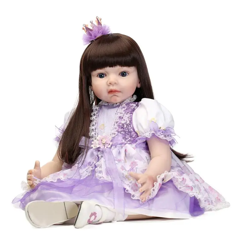 70cm Silicone Reborn Baby Doll Lifelike Big Size Princess Baby Reborn Doll Toy Infant Clothing Model Girls Christmas Gifts
70cm Silicone Reborn Baby Doll Lifelike Big Size Princess Baby Reborn Doll Toy Infant Clothing Model Girls Christmas Gifts