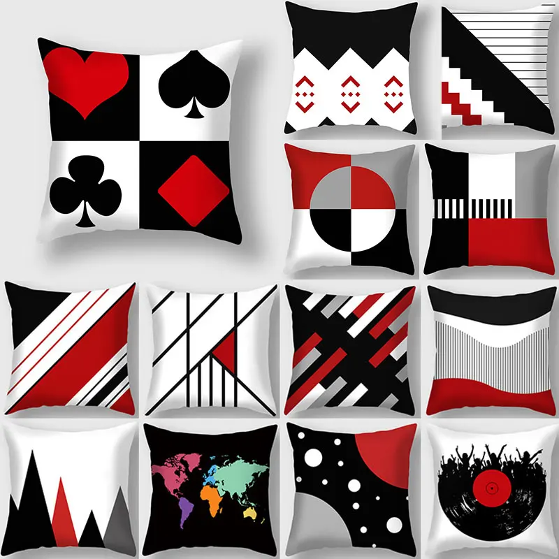 Black Red Geometric Abstract Print Pillowcase Throw Pillow Cushion Cover Living Room Car Sofa Home Decoration Pillow Case
Black Red Geometric Abstract Print Pillowcase Throw Pillow Cushion Cover Living Room Car Sofa Home Decoration Pillow Case