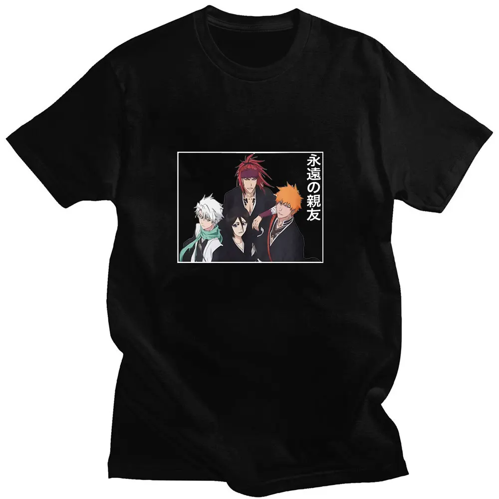 Summer Cotton Short-Sleeved Loose Sports Man T-Shirt Anime Bleach Kurosaki Ichigo Send Gift To Friend Comic Print Oversized
Summer Cotton Short-Sleeved Loose Sports Man T-Shirt Anime Bleach Kurosaki Ichigo Send Gift To Friend Comic Print Oversized