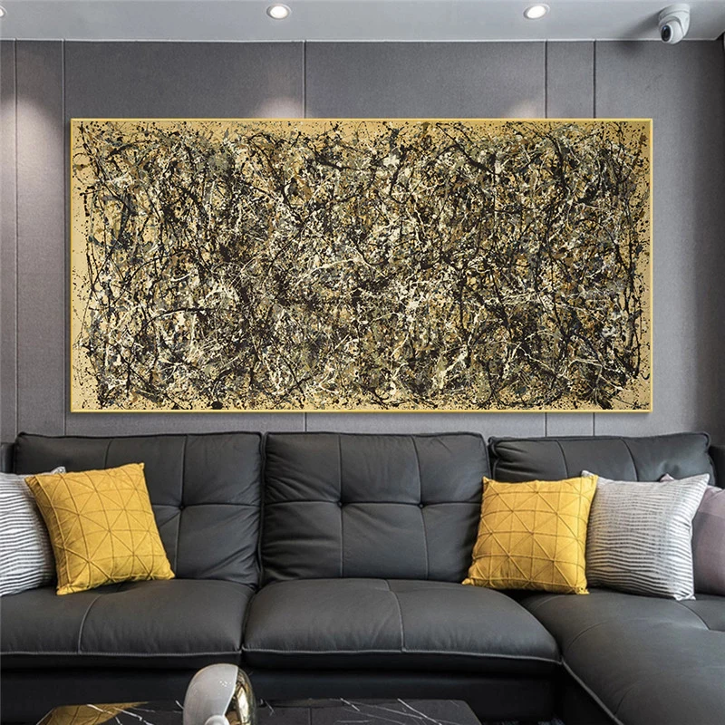 Jackson Pollock Famous Abstract Paintings Autumn Canvas Painting Posters and Prints Wall Art Pictures for Living Room Decoration
Jackson Pollock Famous Abstract Paintings Autumn Canvas Painting Posters and Prints Wall Art Pictures for Living Room Decoration