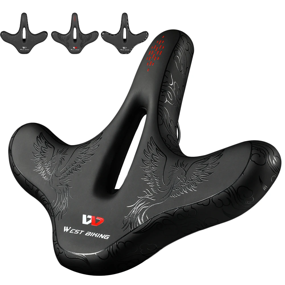 Widened Bike Saddles Hollow Breathable Bicycle Seat Cushion Waterproof Shock Absorption Saddles Bike Accessories
Widened Bike Saddles Hollow Breathable Bicycle Seat Cushion Waterproof Shock Absorption Saddles Bike Accessories