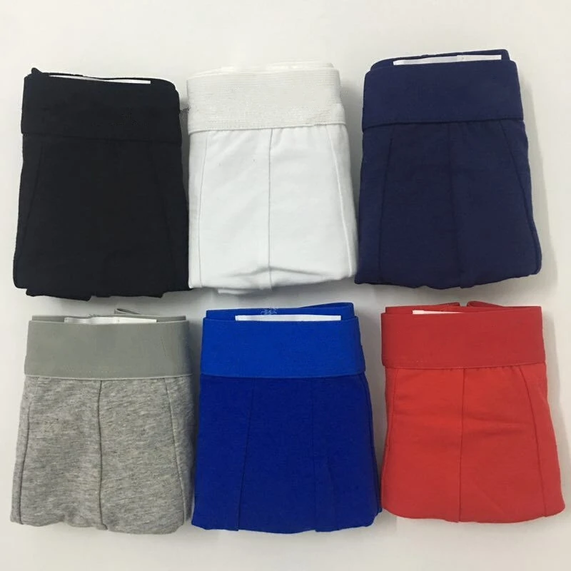 6 шт., мужские хлопковые трусы-боксеры
6 шт., мужские хлопковые трусы-боксеры