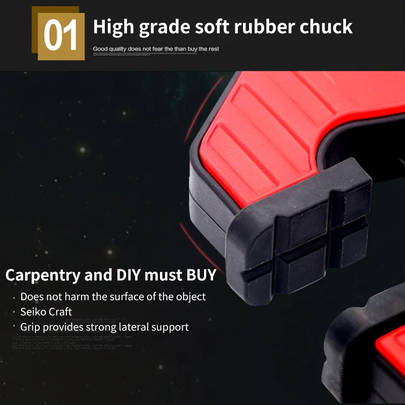 4 Inch Durable F Type Clamp Quick Ratchet Heavy Duty Wood Working Work Bar Clamp Clip Kit Woodworking Reverse Clamping
4 Inch Durable F Type Clamp Quick Ratchet Heavy Duty Wood Working Work Bar Clamp Clip Kit Woodworking Reverse Clamping