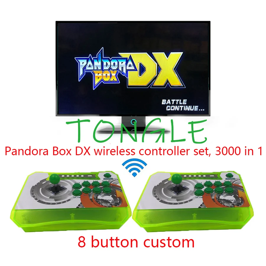 2020 Pandora Box DX 8 кнопочный пользовательский 3000 в 1 2 игрока имеет 3P 4P игра для экономии