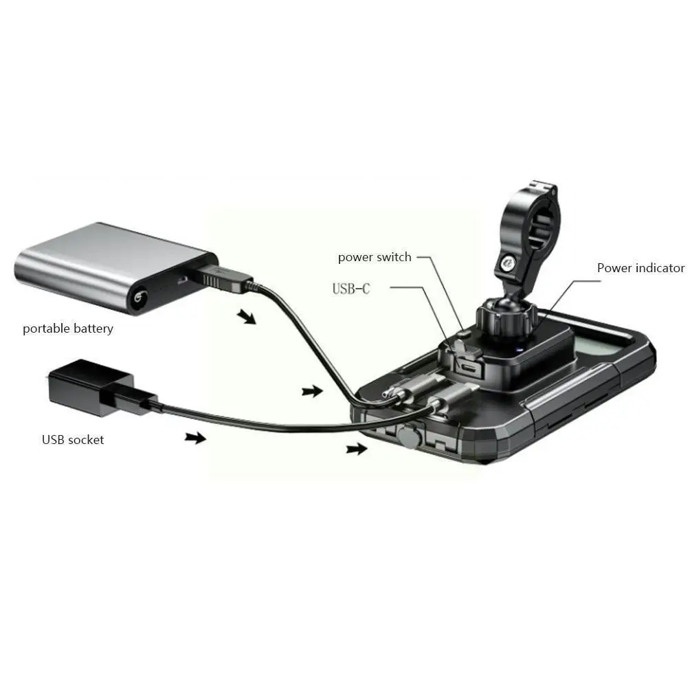 Водонепроницаемое Беспроводное зарядное устройство для мотоцикла, 12 В, 15 Вт, Qi/быстрое крепление для держателя типа 3 C, 6,8 дюйма, PD для зарядк...
Водонепроницаемое Беспроводное зарядное устройство для мотоцикла, 12 В, 15 Вт, Qi/быстрое крепление для держателя типа 3 C, 6,8 дюйма, PD для зарядк...