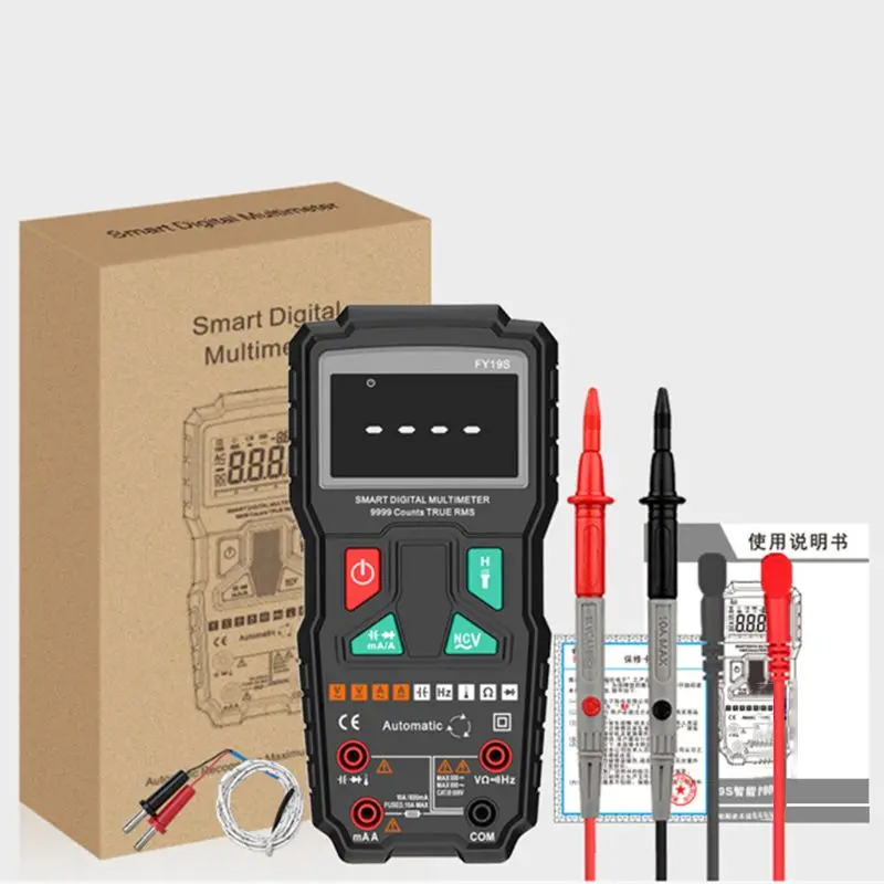 High Precision Smart Multimeter Digital Handheld Automatic AC DC Voltage Current Meter Multifunctional Voltmeter Ammeter
High Precision Smart Multimeter Digital Handheld Automatic AC DC Voltage Current Meter Multifunctional Voltmeter Ammeter
