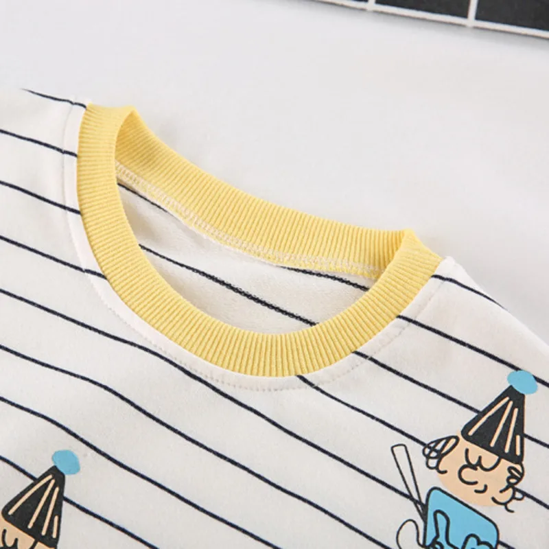 Spring Autumn Children Clothes Baby Boys Girls Striped T Shirt Pants 2Pcs/sets Kids Toddler Cartoon Clothing Infant Sportswear 
Spring Autumn Children Clothes Baby Boys Girls Striped T Shirt Pants 2Pcs/sets Kids Toddler Cartoon Clothing Infant Sportswear
