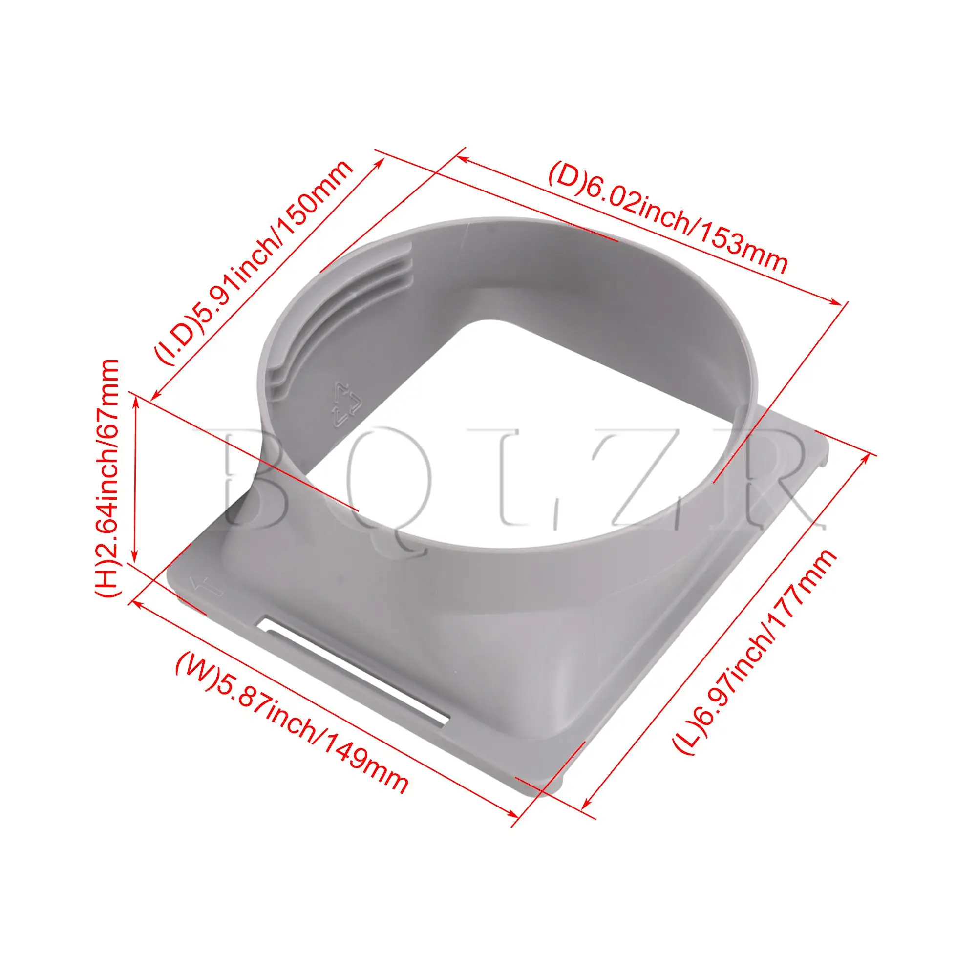 BQLZR Portable ABS Air Conditioner Exhaust Hose Connectors for Dia 15cm Hose
BQLZR Portable ABS Air Conditioner Exhaust Hose Connectors for Dia 15cm Hose