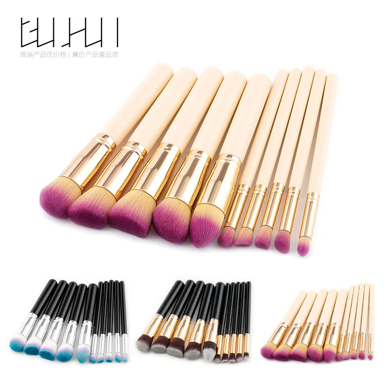 10pcs Makeup Brushes set Cosmetic Tools For Powder Foundation Blending Eyebrow Brush Facial Make Up Tools kit
10pcs Makeup Brushes set Cosmetic Tools For Powder Foundation Blending Eyebrow Brush Facial Make Up Tools kit