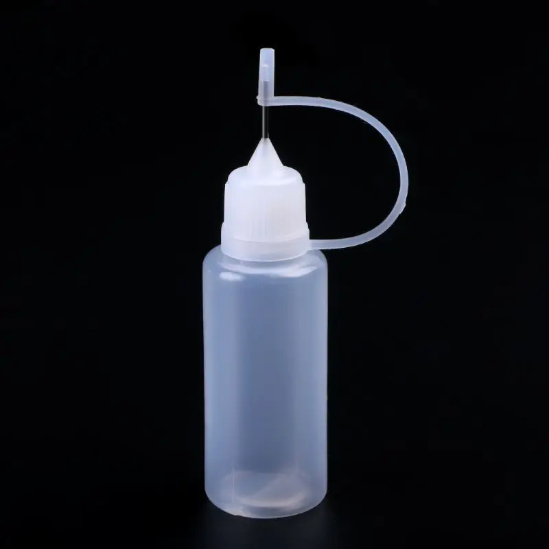 Бутылки-капельницы для жидкости 10-50 мл 1 шт. пустые пластиковые бутылки с иглами