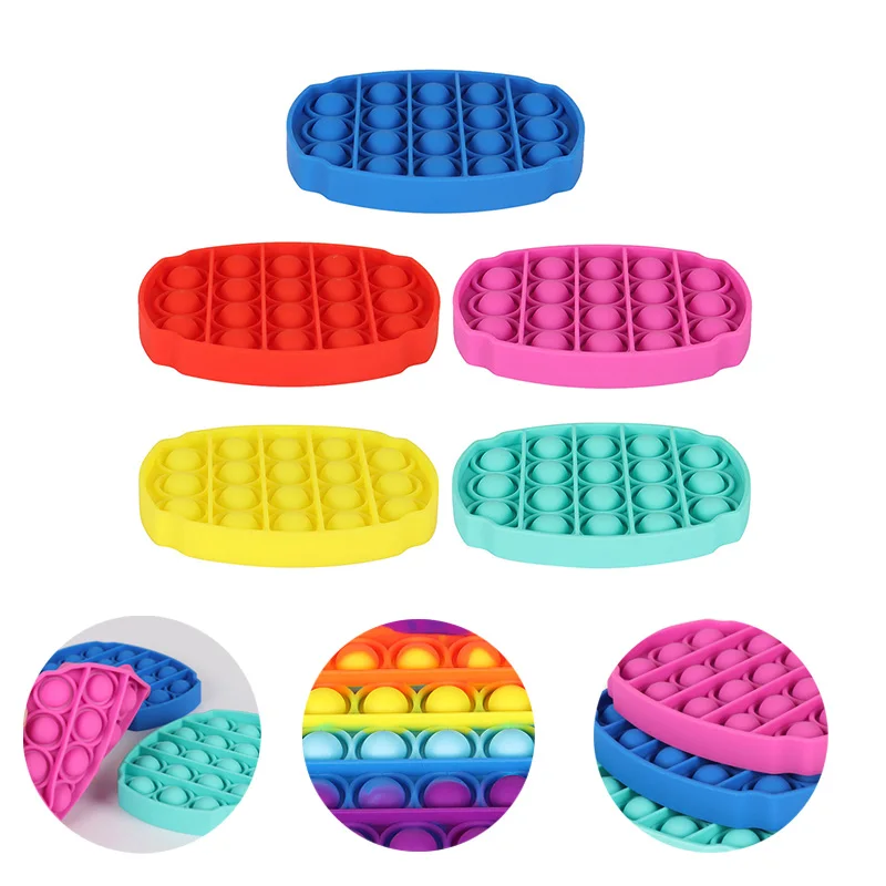 антистресс Ellipse Push Bubble Sensory Toys Stress Reliever Puzzle For Autism Novel Toys Adult Child Funny Anti-Stress
антистресс Ellipse Push Bubble Sensory Toys Stress Reliever Puzzle For Autism Novel Toys Adult Child Funny Anti-Stress