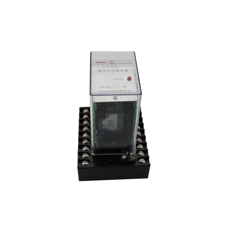 High quality DZS-655 220V Electromagnetic Static State Intermediate Relay with socket
High quality DZS-655 220V Electromagnetic Static State Intermediate Relay with socket