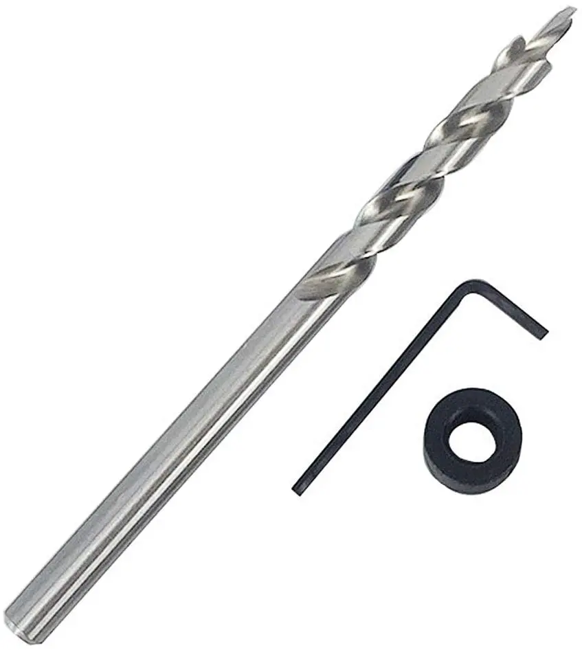 Drill Bit Woodworking Countersink Taper Drill Bits 3/8 inch (9.5mm), Round Handle for Hole Jig+Depth Stop Collar +Hex Wrench 
Drill Bit Woodworking Countersink Taper Drill Bits 3/8 inch (9.5mm), Round Handle for Hole Jig+Depth Stop Collar +Hex Wrench