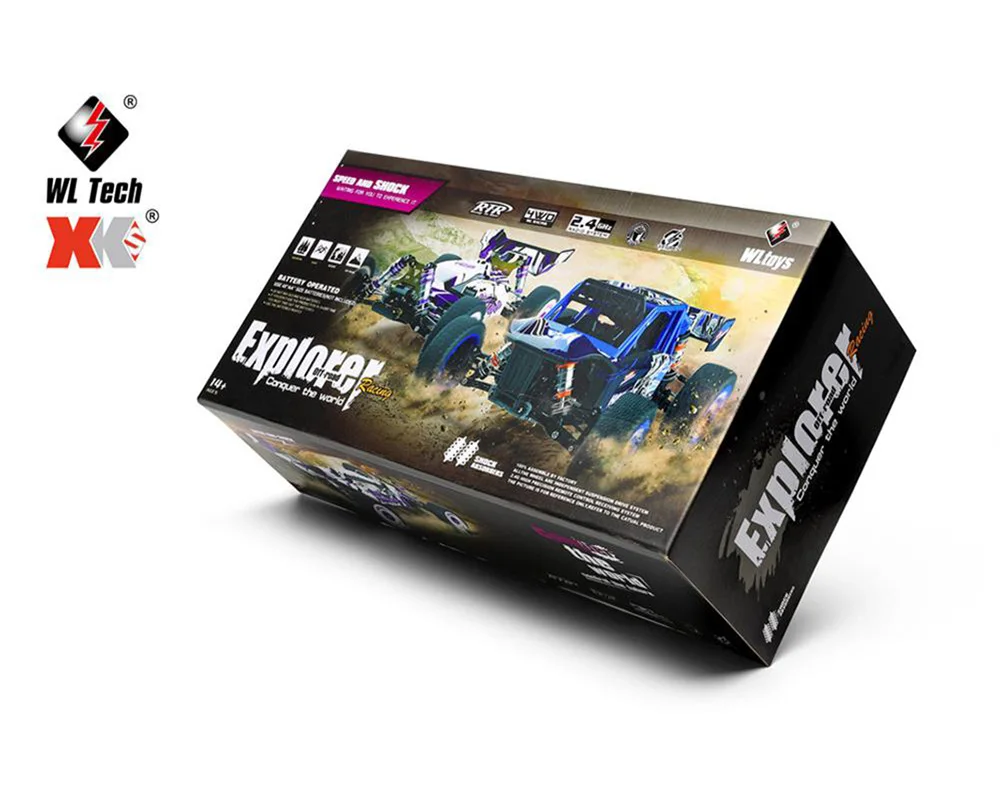 Wltoys 124019 RTR 1/12 2.4G 4WD 60km/h Metal Chassis RC Car Brushed Motor Off-Road Climbing Truck Vehicles Models Kids Toys
Wltoys 124019 RTR 1/12 2.4G 4WD 60km/h Metal Chassis RC Car Brushed Motor Off-Road Climbing Truck Vehicles Models Kids Toys
