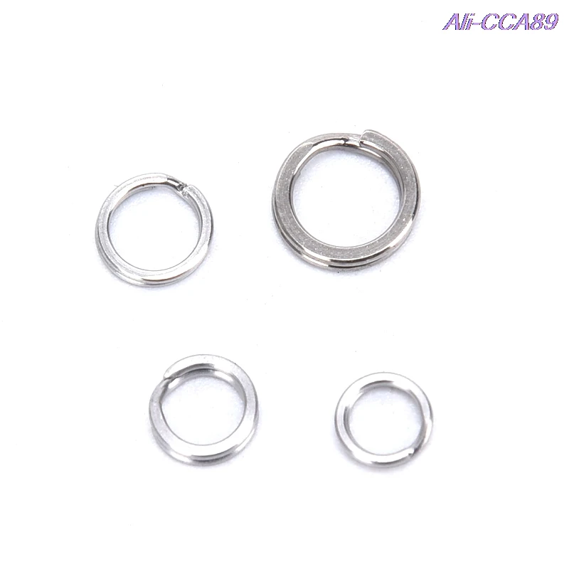 50Pcs Fishing Rings Solid Ring Lure Connecting Ring Fish Accessories Stainless Steel Split Rings Fishing Tackle Strengthen
50Pcs Fishing Rings Solid Ring Lure Connecting Ring Fish Accessories Stainless Steel Split Rings Fishing Tackle Strengthen