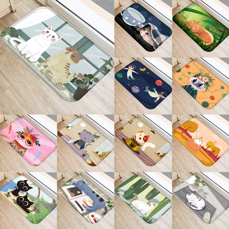 1pcs 40*60cm Cartoon Cat Fox Owl Pattern Anti-Slip Suede Carpet Door Mat Doormat Outdoor Kitchen Living Room Floor Mat Rug 48303
1pcs 40*60cm Cartoon Cat Fox Owl Pattern Anti-Slip Suede Carpet Door Mat Doormat Outdoor Kitchen Living Room Floor Mat Rug 48303
