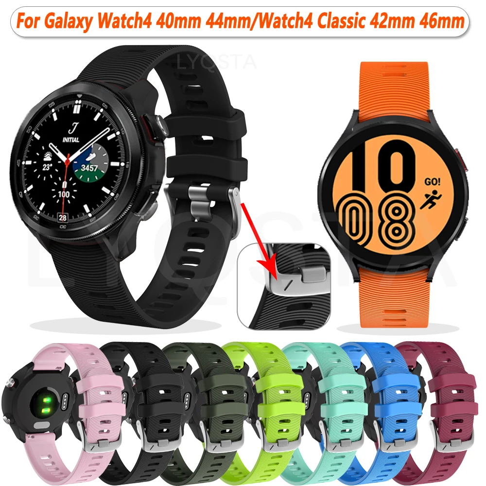 Ремешок силиконовый для Samsung Galaxy Watch 4 Classic, сменный Браслет для наручных часов, 20 мм 42 мм 44 мм 40 мм
Ремешок силиконовый для Samsung Galaxy Watch 4 Classic, сменный Браслет для наручных часов, 20 мм 42 мм 44 мм 40 мм