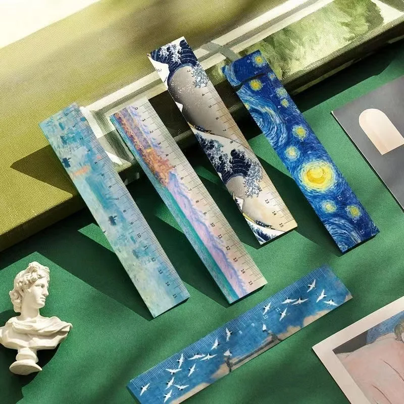 Oil Painting Landscape Ruler 15cm Simplicity Student Stationery Measurement Drawing Rulers Cute Multifunction Creativity Ruler
Oil Painting Landscape Ruler 15cm Simplicity Student Stationery Measurement Drawing Rulers Cute Multifunction Creativity Ruler