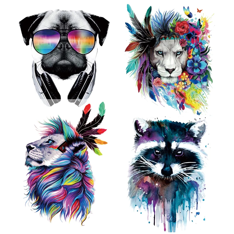 Fashion Animal heat transfer Patches For Clothing Diy Heat Press Washable Parches Iron On Transfer Stickers
Fashion Animal heat transfer Patches For Clothing Diy Heat Press Washable Parches Iron On Transfer Stickers